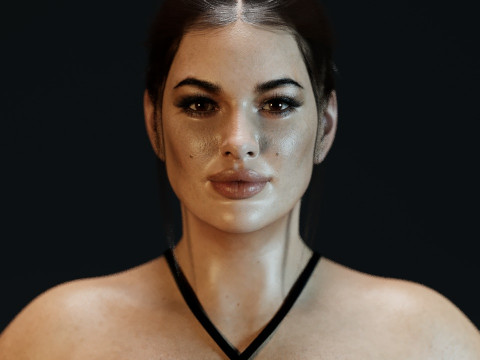 Ashley Graham 3D Model