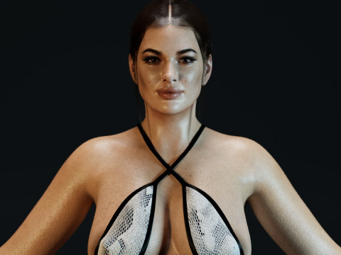 Ashley Graham 3D Model