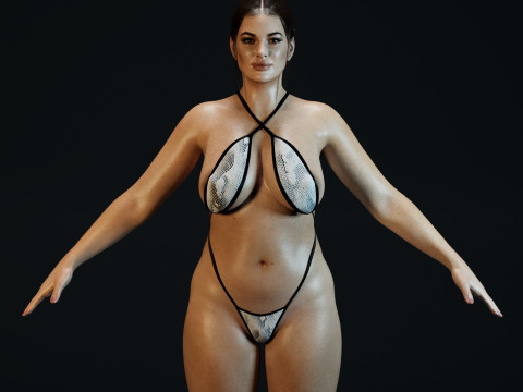 Ashley Graham 3D Model