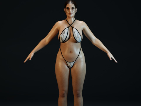 Ashley Graham 3D Model