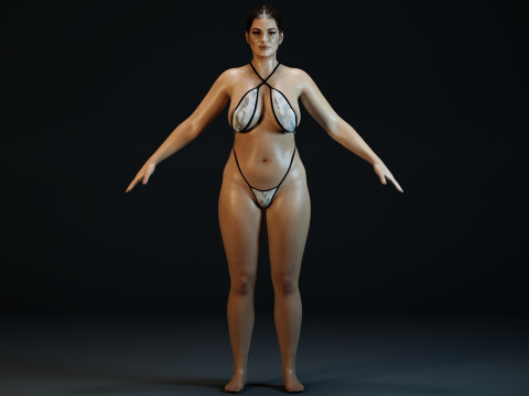 Ashley Graham 3D Model