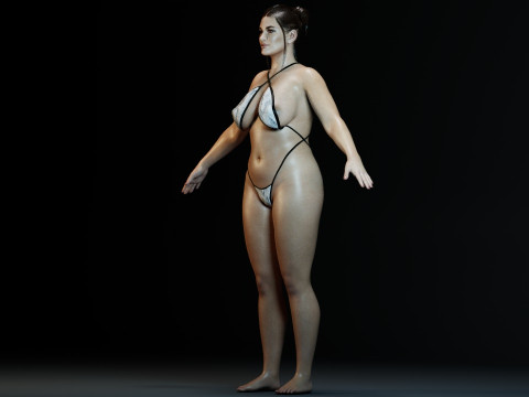 Ashley Graham 3D Model