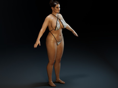 Ashley Graham 3D Model