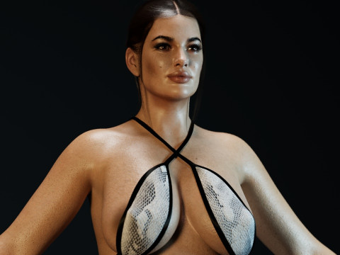 Ashley Graham 3D Model