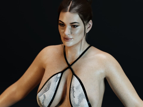 Ashley Graham 3D Model