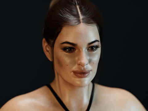 Ashley Graham 3D Model