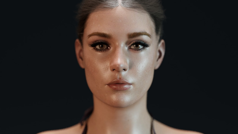 Adele Exarchopoulos 3D 모델 .c4d .max .obj .3ds .fbx .stl .blend