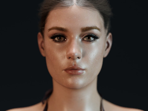 Adele Exarchopoulos 3D मॉडल
