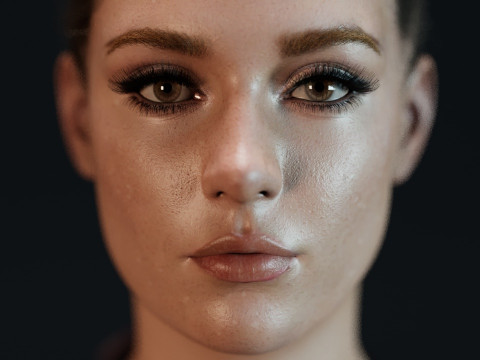 Adele Exarchopoulos 3D 모델
