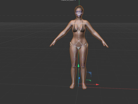 Adele Exarchopoulos 3D 모델