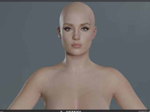 Adele Exarchopoulos 3D 모델