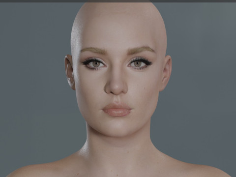 Adele Exarchopoulos 3D 모델