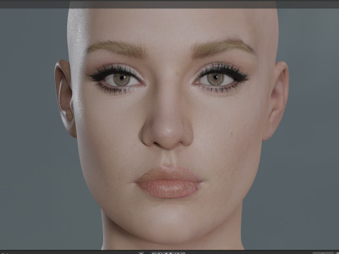 Adele Exarchopoulos 3D 모델