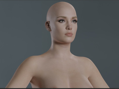 Adele Exarchopoulos 3D 모델