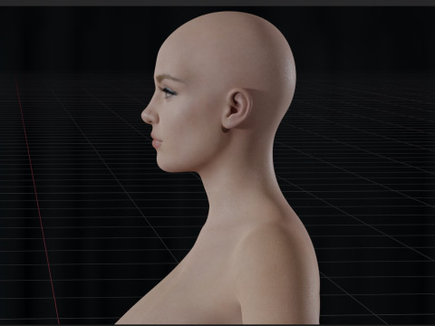 Adele Exarchopoulos 3D 모델
