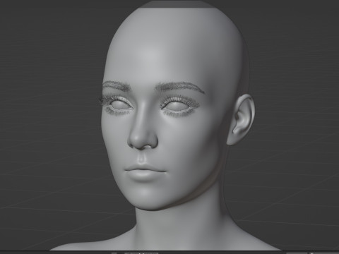 Adele Exarchopoulos 3D 모델