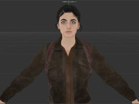 TLOU Dina 3Dモデル