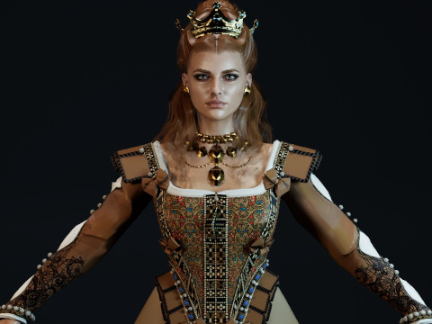 Anna Henrietta Modèle 3D