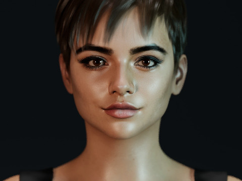 Isabela Merced 3D 模型