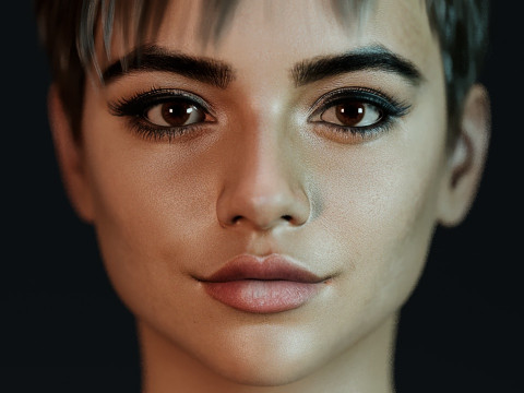 Isabela Merced 3D-Modell