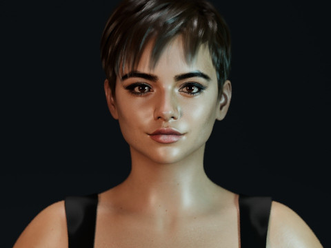 Isabela Merced 3D-Modell