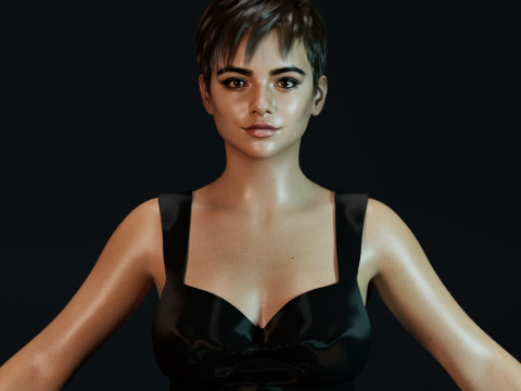 Isabela Merced 3D-Modell