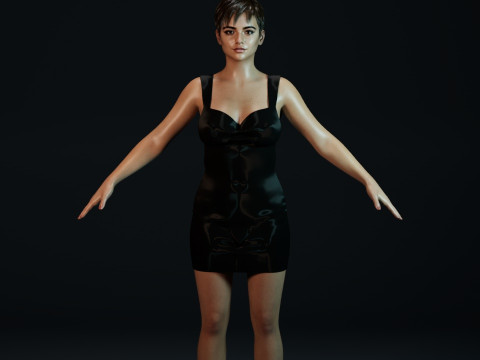 Isabela Merced 3D-Modell