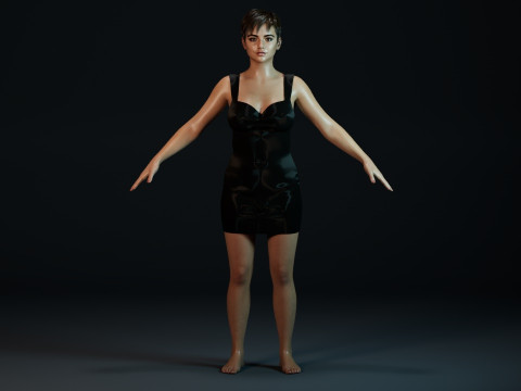 Isabela Merced 3D-Modell