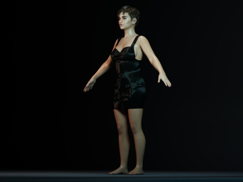 Isabela Merced 3D-Modell