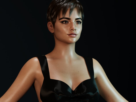 Isabela Merced 3D-Modell
