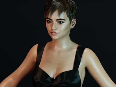 Isabela Merced 3D-Modell