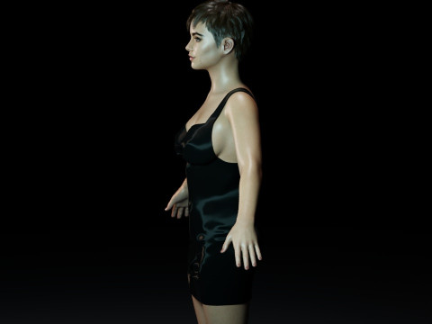Isabela Merced 3D-Modell