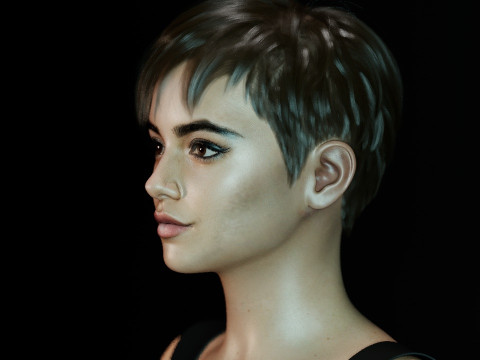 Isabela Merced 3D-Modell