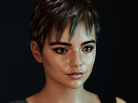 Isabela Merced 3D-Modell