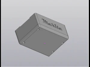 Makita 12-V-Batteriegeh&auml;use CXT-Plattform 3D Druckmodell
