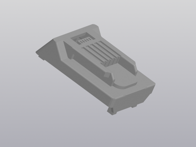 Makita 12v battery case CXT platform 3D in