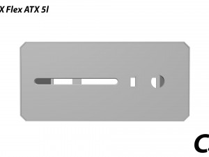 Mini ITX Flex ATX 5l Model do druku 3D