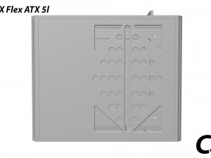 Mini ITX Flex ATX 5l Model do druku 3D