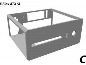 Mini ITX Flex ATX 5l Model do druku 3D