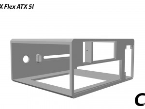 Mini ITX Flex ATX 5l Model do druku 3D