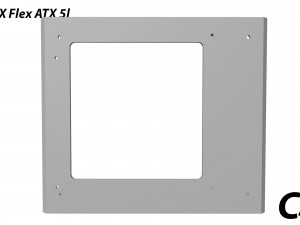 Mini ITX Flex ATX 5l Model do druku 3D