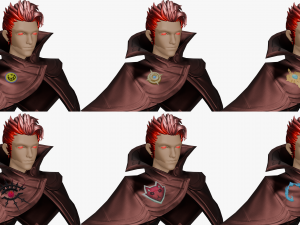 20 Stylized Mask Models Pack 1 - Low Poly 3D Model