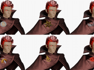 20 Stylized Mask Models Pack 1 - Low Poly 3D Model