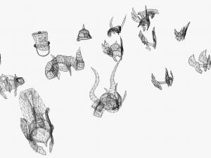 15 STYLIZED HELMET MODELS PACK 1 - Low Poly Model 3D