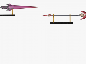 20 STYLIZED SPEAR MODELS PACK 1 - LOW POLY 3D Модель