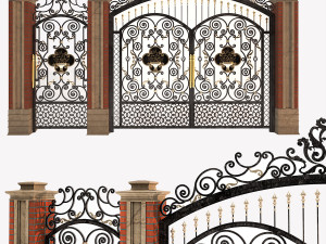 Forge door Modèle 3D