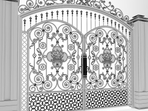 Forge door Modèle 3D