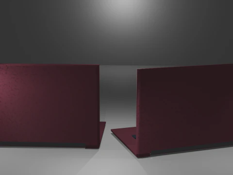 Laptop with Animated Design 3D Model