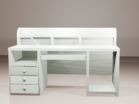 Light Wooden Desk Cartoon Style 3D Model