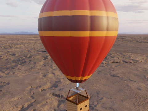 Mongolfiera Modello 3D